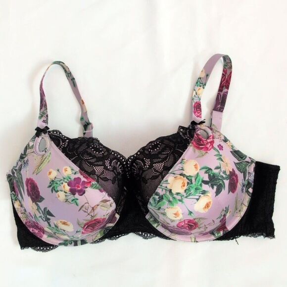 38DD Bra Torrid Lace Floral Cottage Whimsigoth Fairy Romance Valentines - Picture 2 of 7